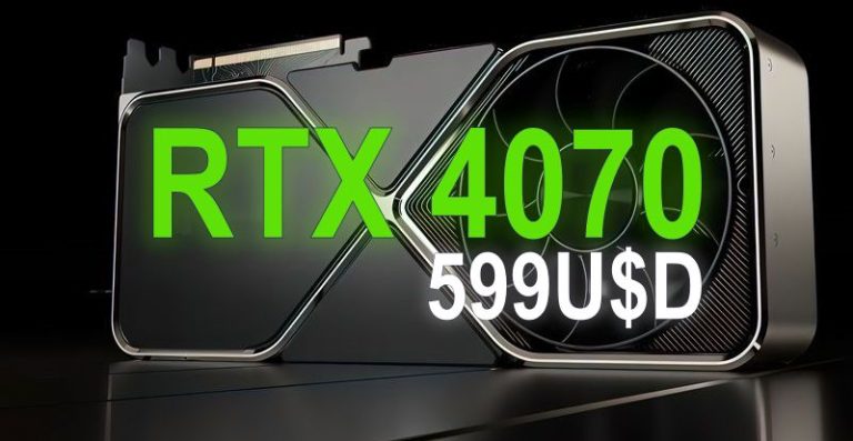 Nvidia GeForce RTX 4070 se venderá por 599 dólares