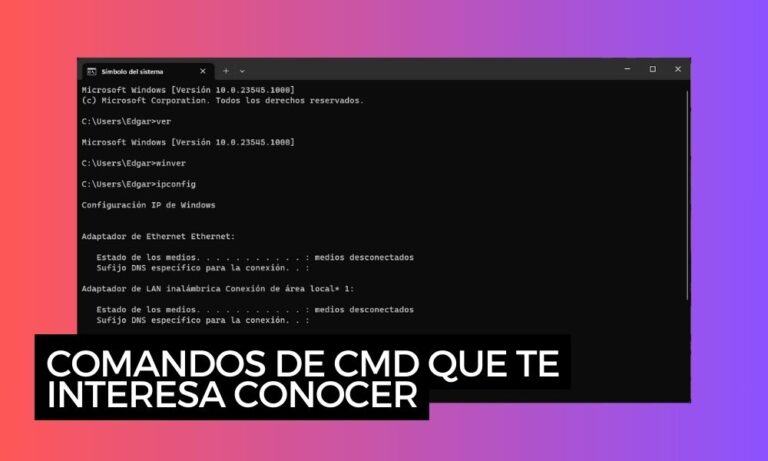 42 Comandos De CMD Que Te Interesa Conocer