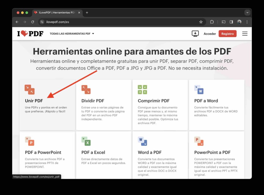 Cómo unir dos PDF PASO a PASO