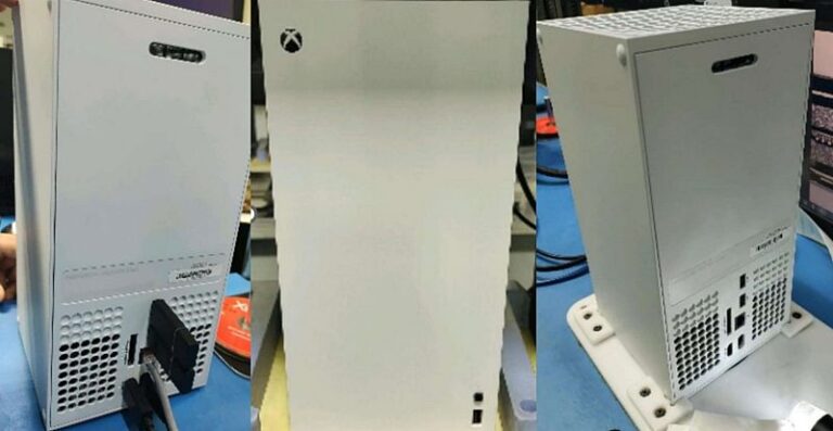 Xbox Series X Filtrado Un Modelo En Color Blanco Sin Lector