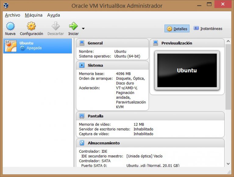ubuntu server iso virtualbox