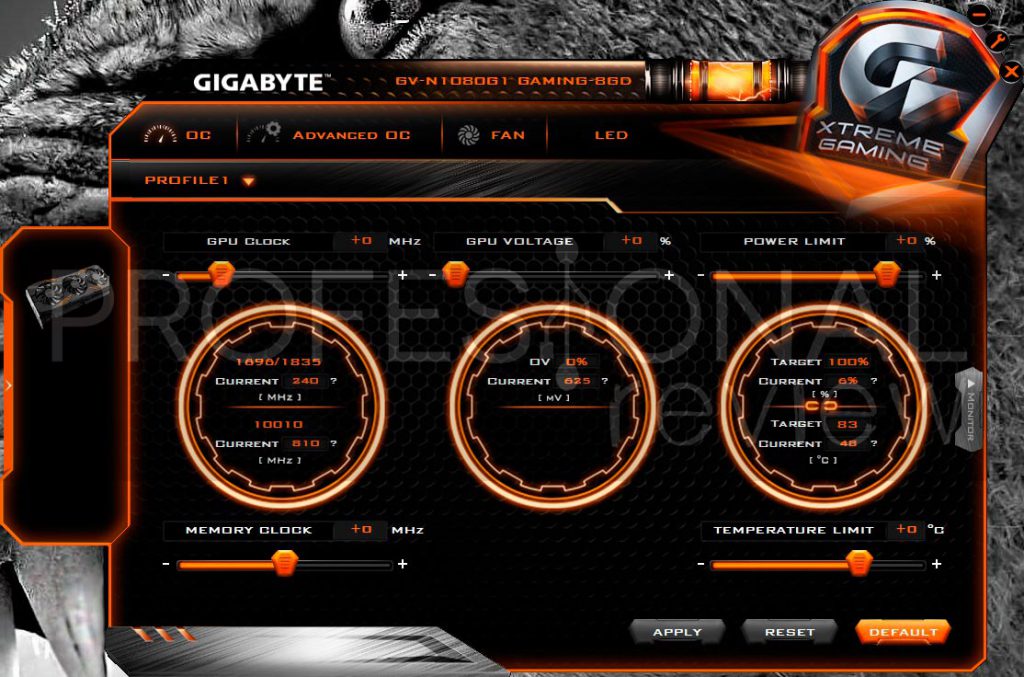 Xtreme gaming engine gigabyte настройка