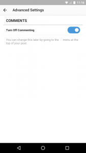 desactivar comentarios instagram