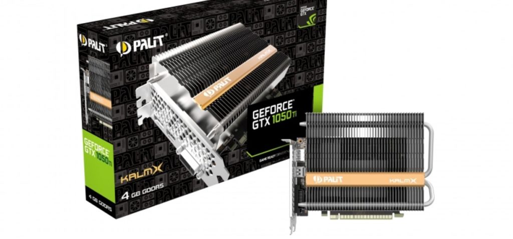 Palit GeForce GTX 1050 Ti pasiva