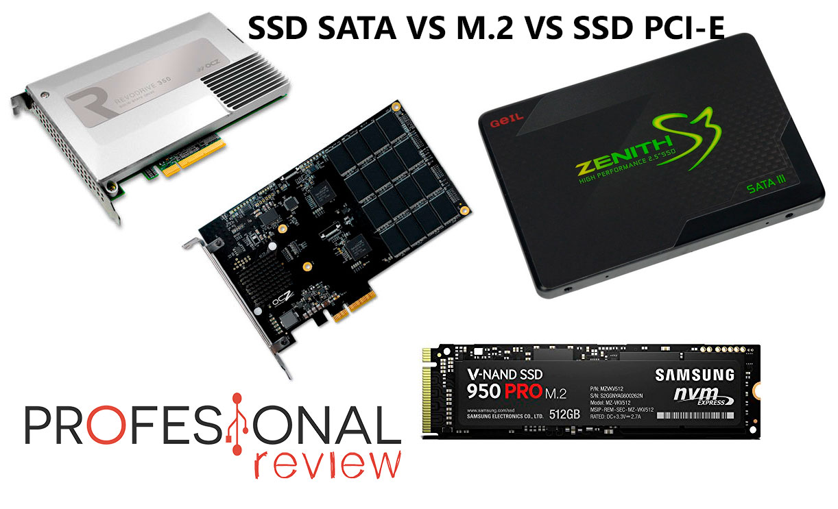 Disco SSD SATA vs M.2 vs ssd PCI-Express ¿Mejor para mi PC?