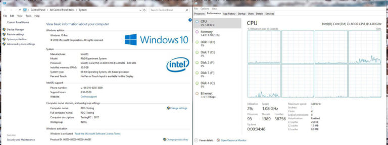 Posible Intel Core I3 8300 4 Núcleos Hyperthreading Y 4 Ghz De Frecuencia 0769