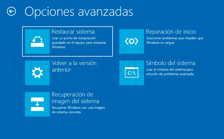 Para qué sirve crear punto de restauración Windows 10