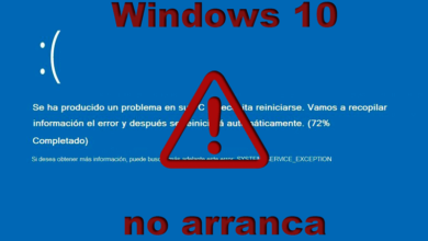 windows 10 no inicia