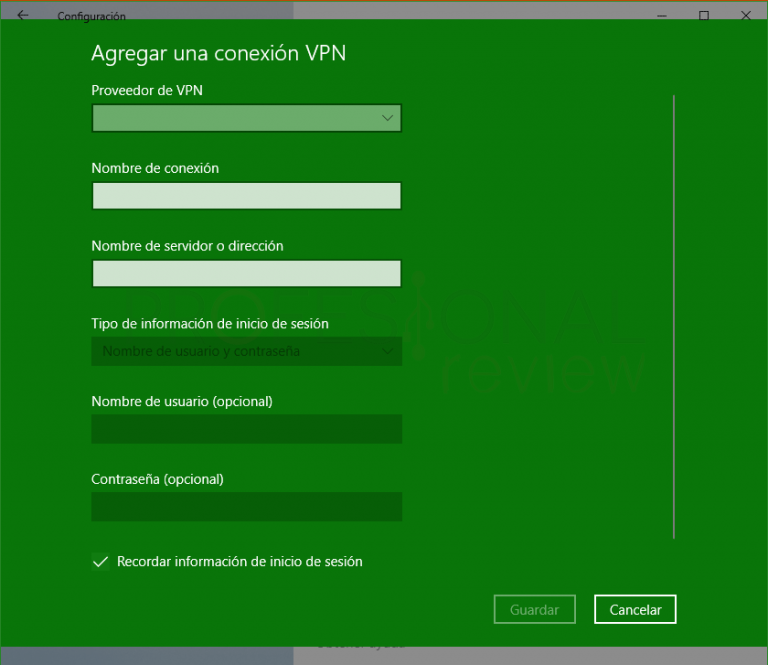 Cómo Crear VPN En Windows 10