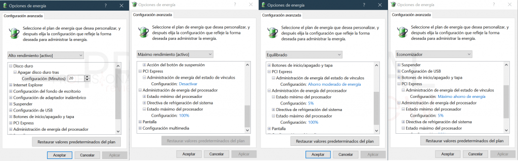 Activar Plan Máximo Rendimiento En Windows 10 1207