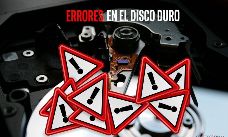 errores disco duro