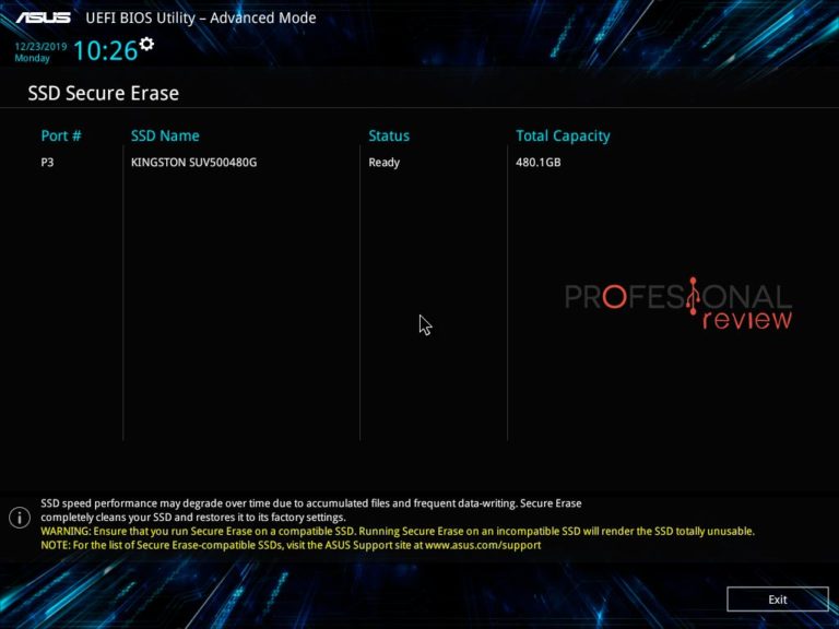 Secure erase msi что это