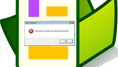 cómo reparar archivo dañado
