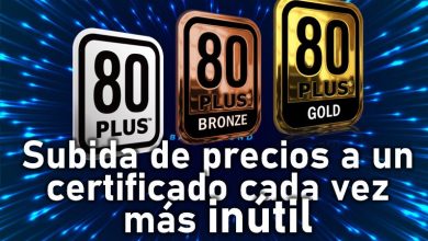 80 Plus subida de precios