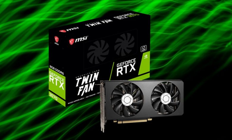 MSI RTX 3070 TWIN FAN