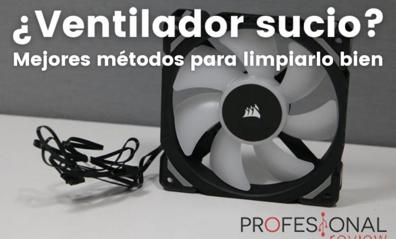 Ventilador PC sucio