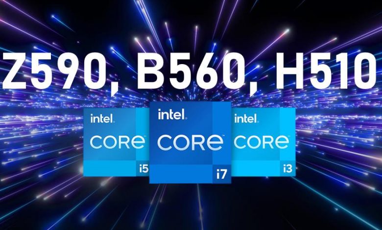 intel z590 b560 h510