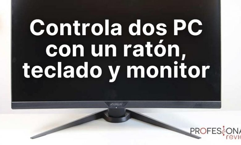 controla dos pc con un teclado raton y monitor