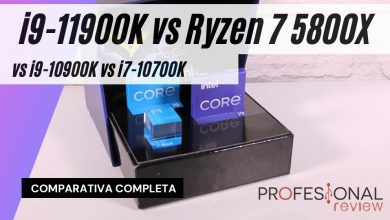 Comparativa i9-11900K vs Ryzen 7 5800X