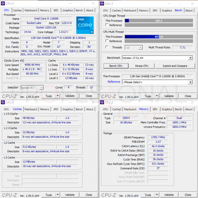 Intel Core I5 11600k Review En Español Análisis Completo 0877