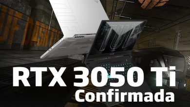 NVIDIA RTX 3050 Ti Confirmada