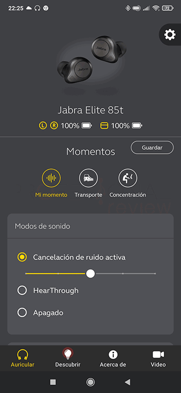 Jabra Elite 85t Review en Español (Análisis completo)