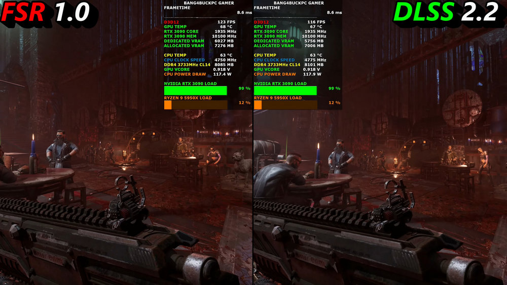 AMD FSR es superior a Nvidia DLSS en resolución 4K