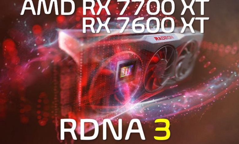 AMD RX 7700 XT y RX 7600 XT RDNA 3