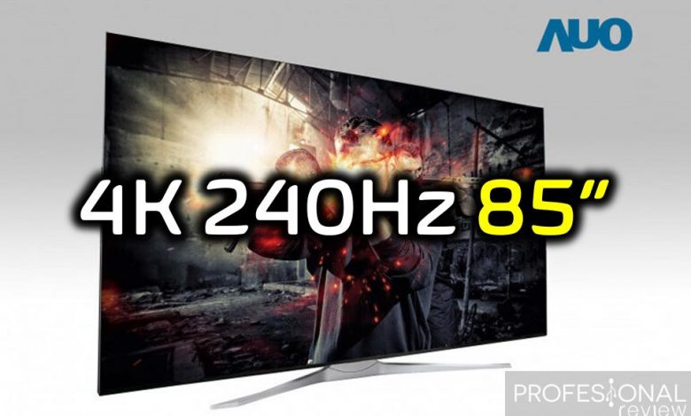 AU Optronics TV Gaming 4k 240 Hz 85