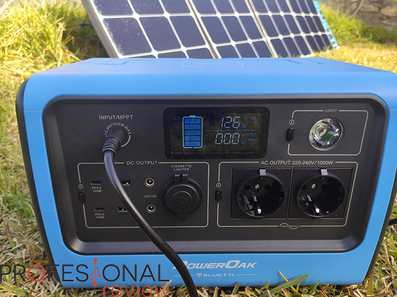 Generador Eléctrico BLUETTI AC70 con Panel Solar PV350, Generador Solar  768Wh, para Viajes, Autocaravana