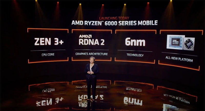 Ryzen 6000 presentados Zen3 RDNA 2 DDR5 6 nm y 45W