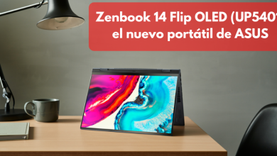 Zenbook 14 Flip OLED (UP5401) el nuevo portátil de ASUS