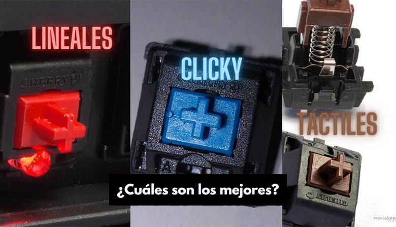 clicky vs lineal vs táctil