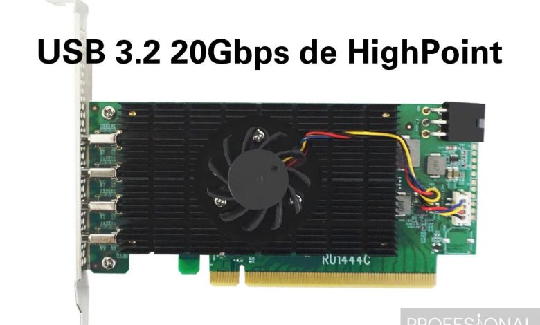 HighPoint USB 3.2 20 Gbps