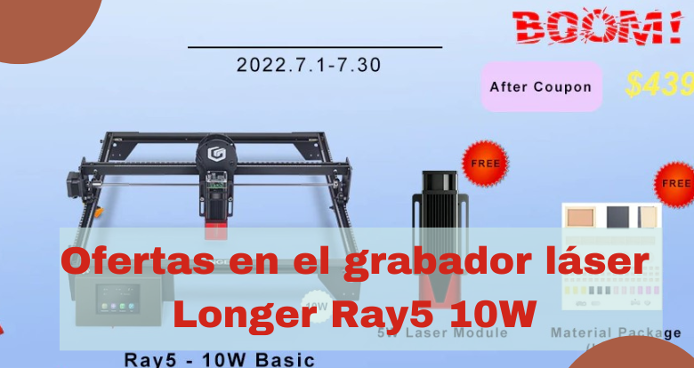 Oferta en el grabador láser Longer Ray5 10W