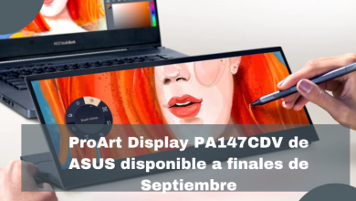 ProArt Display PA147CDV de ASUS disponible a finales de Septiembre