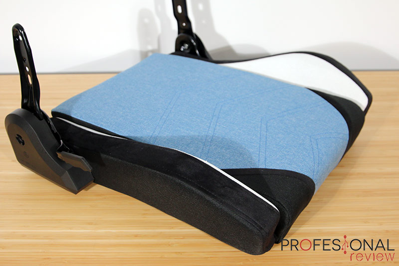 Silla gaming - Banshee NEWSKILL, Reposabrazos4D (ajustable en altura,  anchura y profundidad, también se puede girar), 150 kg, Azul
