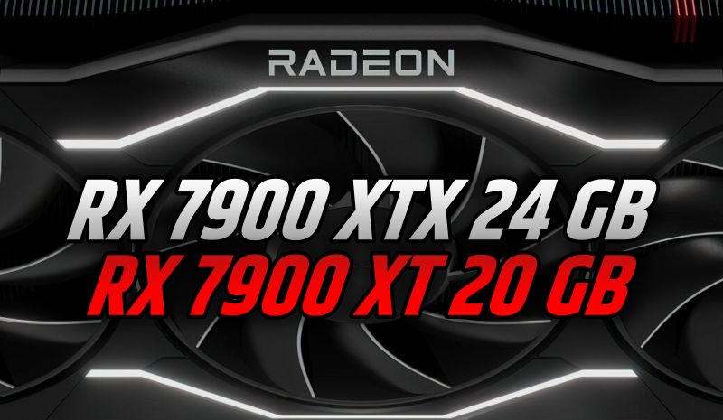 AMD RX 7900 XTX 24 GB y RX 7900 XT 20 GB: Especificaciones filtradas