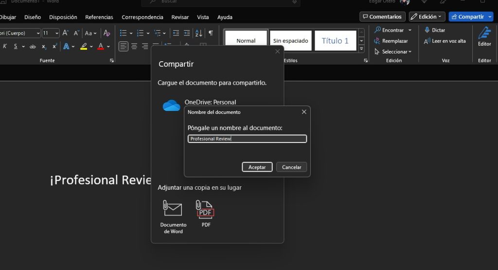 Cómo Hacer Un Documento Compartido En OneDrive