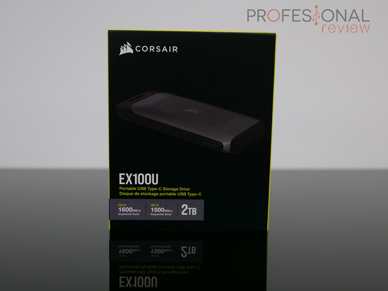 Corsair EX100U Disco Duro Externo Portátil SSD 2TB USB-C