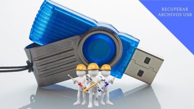 cómo recuperar archivos de USB