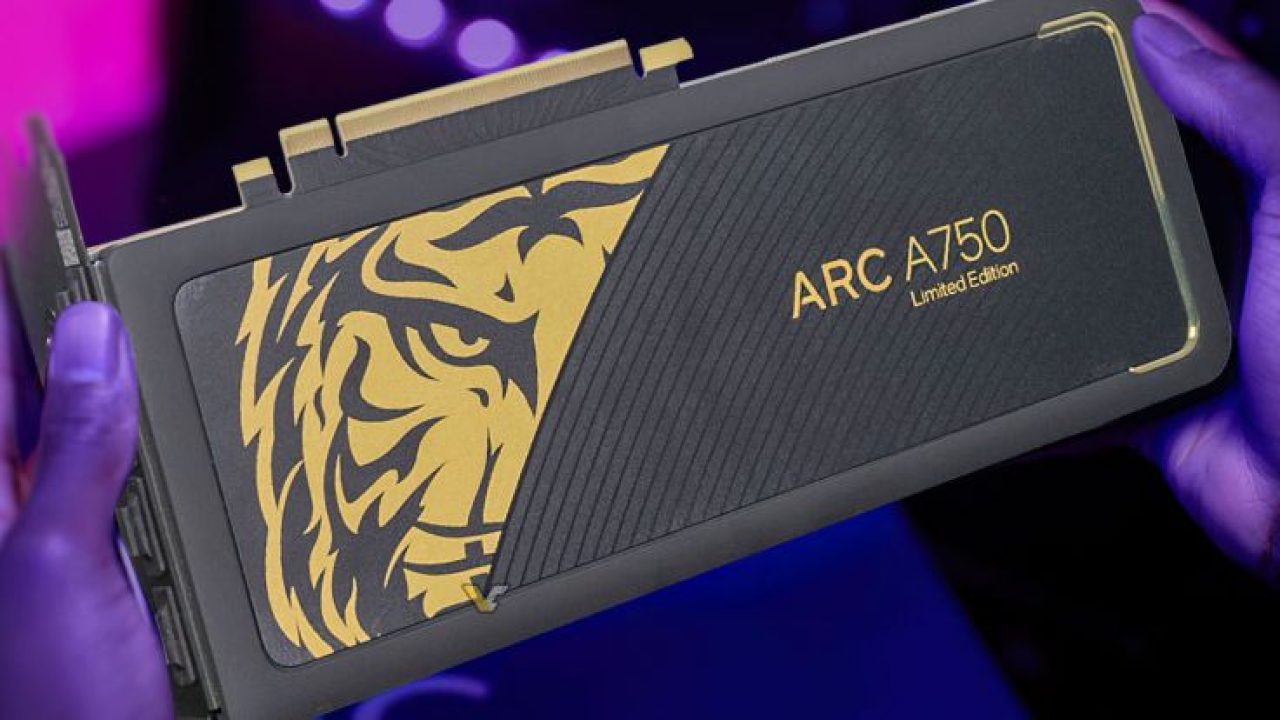 Intel Arc A750: Nuevo modelo de edición limitada 'Gold' para China