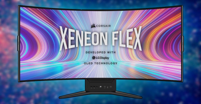 Corsair XENEON Flex: este monitor gamer de 45 pulgadas puede doblarse con  las manos para hacerse curvo
