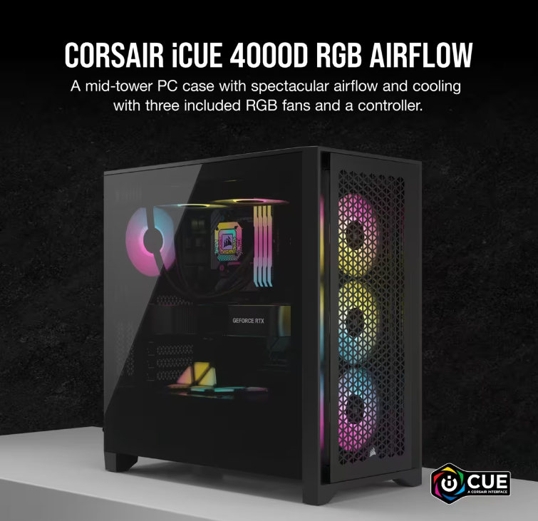 Corsair 4000D/5000D RGB AIRFLOW: Cajas de alto flujo de aire