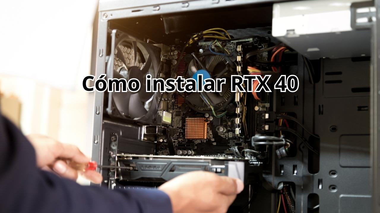 Cómo instalar una tarjeta gráfica RTX 4090 RTX 4080 y RTX 4070 ti