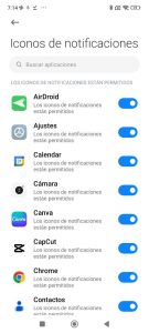 Notificaciones Xiaomi Redmi MIUI 14