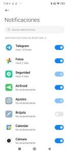 Notificaciones Xiaomi Redmi MIUI 14