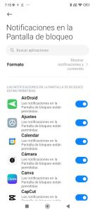 Notificaciones Xiaomi Redmi MIUI 14