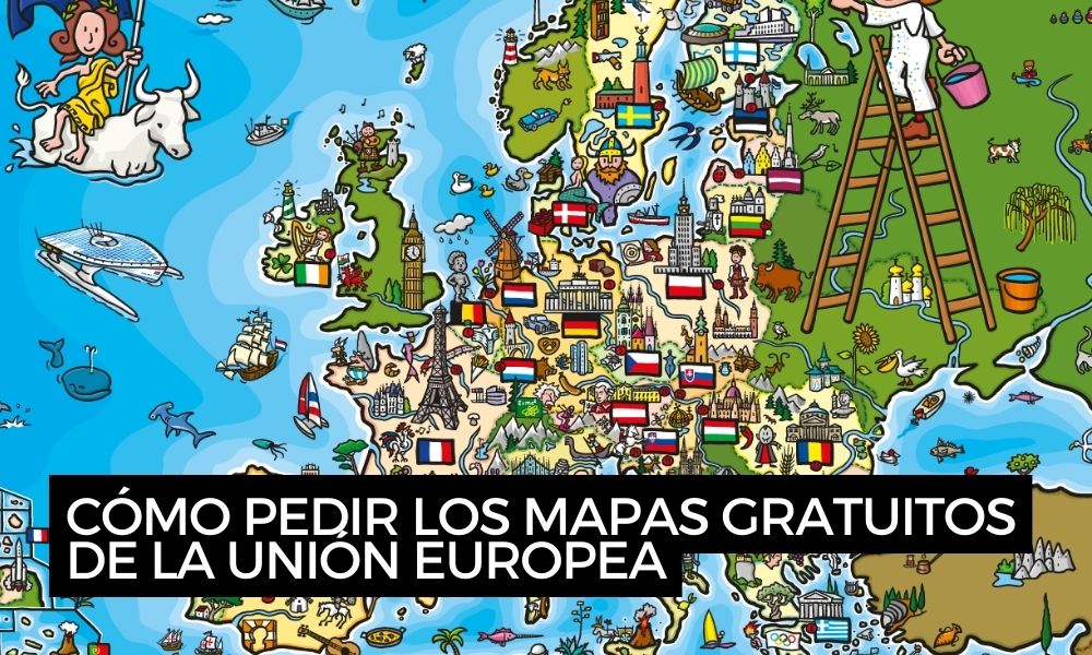 La UE envía a casa un mapa de Europa en A1 gratuito a sus ciudadanos