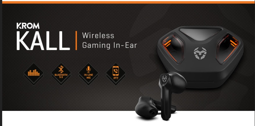 Auriculares Gaming Krom Kall Inalámbricos IN-EAR